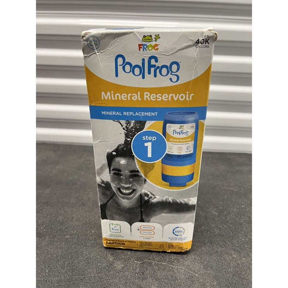 Pool Frog Mineral Reservoir Replacement Cartridge Step 1 Up to 40K Gallons